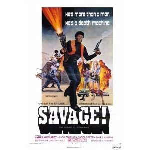  Savage Movie Poster (27 x 40 Inches   69cm x 102cm) (1973 