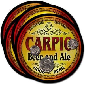  Carpio, ND Beer & Ale Coasters   4pk 