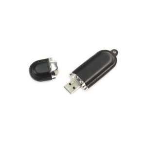  1GB Leather USB Flash Drive Black Electronics