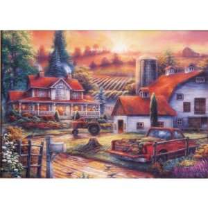  MasterPieces Puzzles Farm Country   Home For Dinner Toys & Games