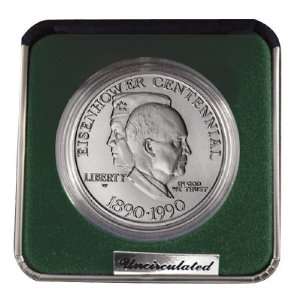   1990 Eisenhower Silver Dollar   Uncirculated Patio, Lawn & Garden