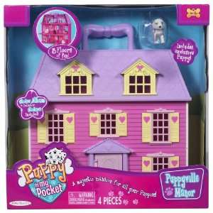  Puppy In My Pocket Puppyville Manor Playset Toys & Games