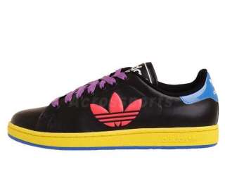 Adidas Originals Stan Smith 2 II Black Leather Shoe New  