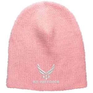    U.S. Air Force Embroidered Skull Cap   Pink 