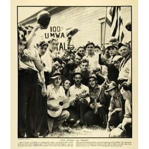  1933 Print Coal Strike Warfare Miners Governor Pinchot 