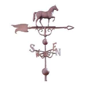  Rust 46 in. Horse Weathervane Patio, Lawn & Garden