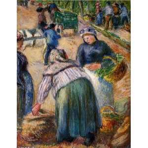 Hand Made Oil Reproduction   Camille Pissarro   32 x 42 inches 
