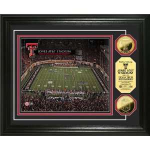  Texas Tech Jones AT&T Stadium 24KT Gold Coin Photomint 