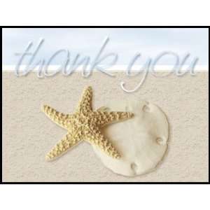  Starfish Sand Dollar Thank You Stamp