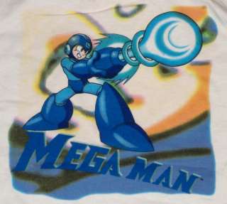 Mega Man 8 Shirt L Brand NEW Rare Blue Bomber Capcom  