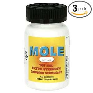  Mole, 165 Mg, 100 Capsules (Pack of 3) Health & Personal 