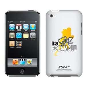  Troy Polamalu Silhouette on iPod Touch 4G XGear Shell Case 