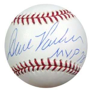  Dave Parker Autographed MLB Baseball MVP 78 MLB &Tri Star 
