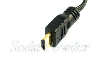 HDMI to Component RCA Video Converter Cable HD LCD Cord  