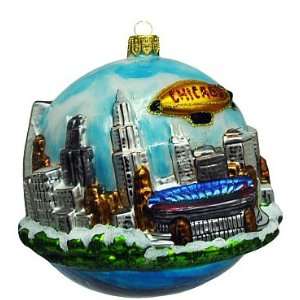  Chicago Christmas Ornament   Chicago Stadium Day
