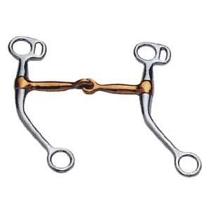  STA BRITE SS Tom Thumb Snaffle w/Copper Mouth   Stainless 