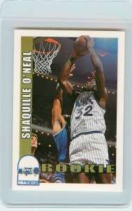 1992 93 HOOPS SHAQUILLE ONEAL ROOKIE RC SHAQ SP #442  