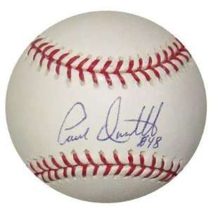  Paul Quantrill Signed Ball   #48 05 W S CHAMP 