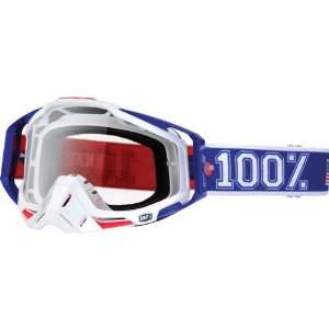  100% Racecraft Goggles   Varsity Frame/Clear Lens   50100 