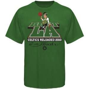  Boston Celtics 2010 NBA Finals Kelly Green Beat LA T shirt 