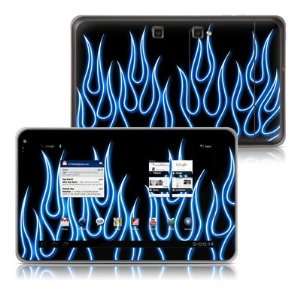  Blue Neon Flames Design Protective Decal Skin Sticker for 