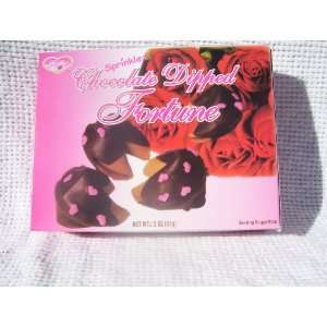 Sprinkled Chocolate Dipped Fortune Cookies 2 Oz  Grocery 