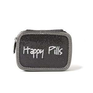  Happy Pills   Pill Case with inner Weekly Plastic Case 