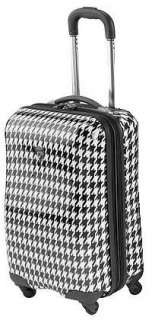 Heys HOUNDSTOOTH 21 4WD Expandable Carry On Case BLACK  