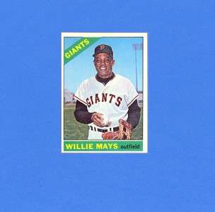 WILLIE MAYS 1966 TOPPS #1   SPECTACULAR SHARP  