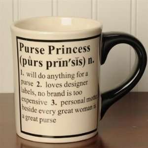    Purse Princess Definition Ceramic Pottery Mug
