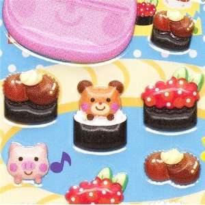  cute sushi bar sponge stickers Japan kawaii Toys & Games