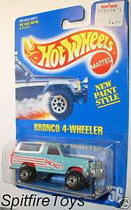 RARE ALL BLUE CARD #56 FORD BRONCO SPEED POINTS  