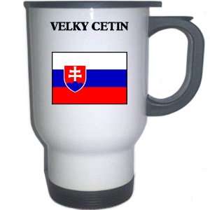  Slovakia   VELKY CETIN White Stainless Steel Mug 