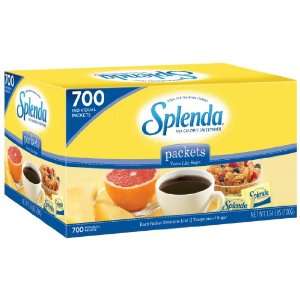 Splenda No Calorie Sweetener, Granular, Individual Packets, 700 Count 