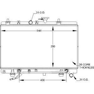  Radiator 2004 03 Kia Automotive
