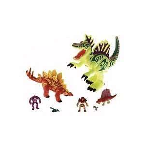   Set Ripper The Spinosaurus and Spike The Stegosaurus Toys & Games