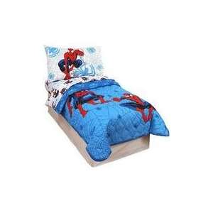  Spiderman 4 Pc. Toddler Bedding Set