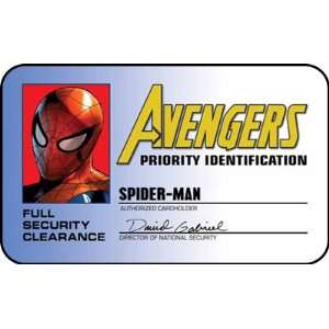  Spider Man ID Card Avengers Priority Identification 