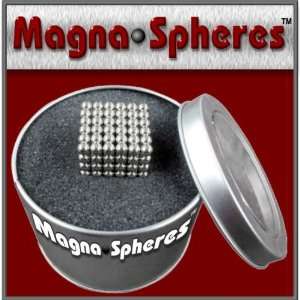  Rare Earth Magnet Toys   216 Pieces   Silver   5mm   Magna Spheres 