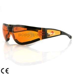  Bobster Eyewear Shield II Sunglasses , Color Black/Amber 