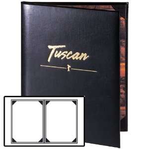  H. Risch LTH 2V 8 1/2 x 11 Double Panel Menu Cover 