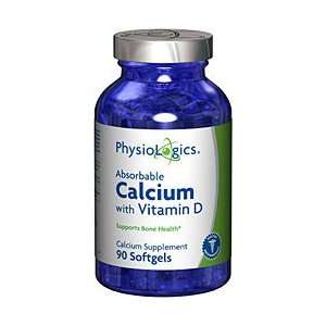  Absorbable Calcium w/ Vitamin D 100 Softgels Health 