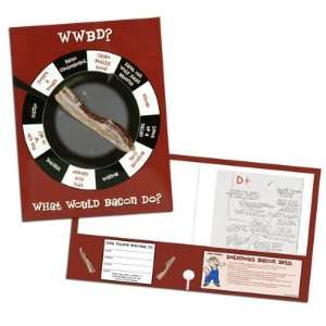  What Would Bacon Do Deluxe Spin Folder 