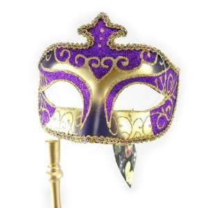  Mask Carnaval De Venise purple golden.