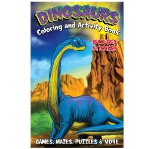  Lets Party By Dinosaurs Coloring and Activity Book with 