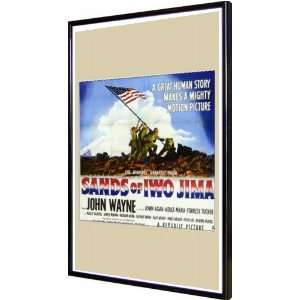  Sands of Iwo Jima 11x17 Framed Poster