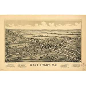  1899 map of West Chazy, New York
