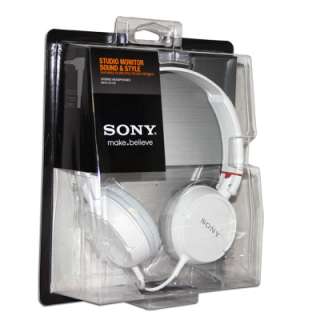 Sony MDR ZX100 Outdoor Stereo Headphone White New 2011 027242807785 