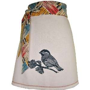  Organic Chickadee Block Print Apron