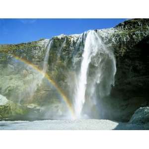  Seljalandsfoss Waterfall and Rainbow, Southern Area 